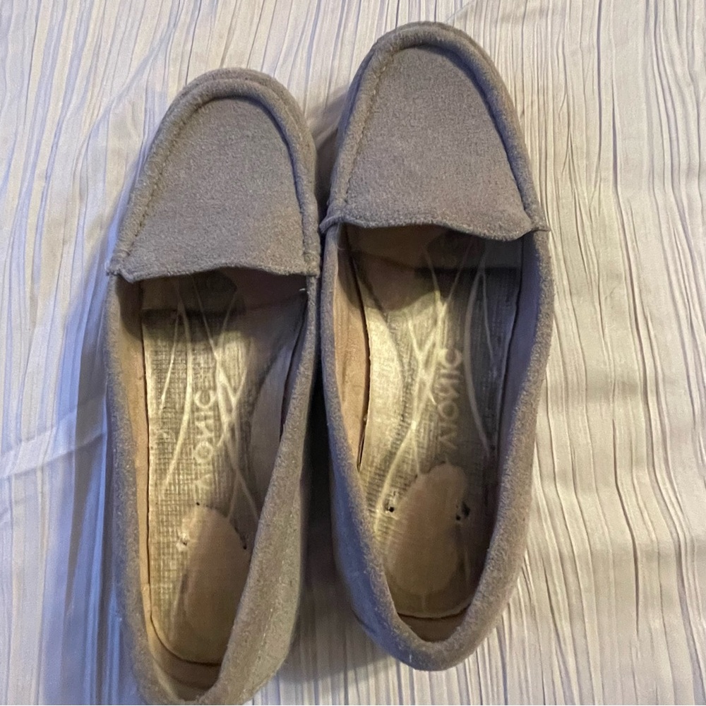 Vionic Debbie suede gray slip on loafers size‎ 7.5